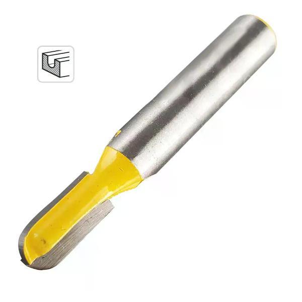 Фрезер нет бренда Фреза пазовая галтельная 6.35 х 13 мм, хвостовик 8 мм