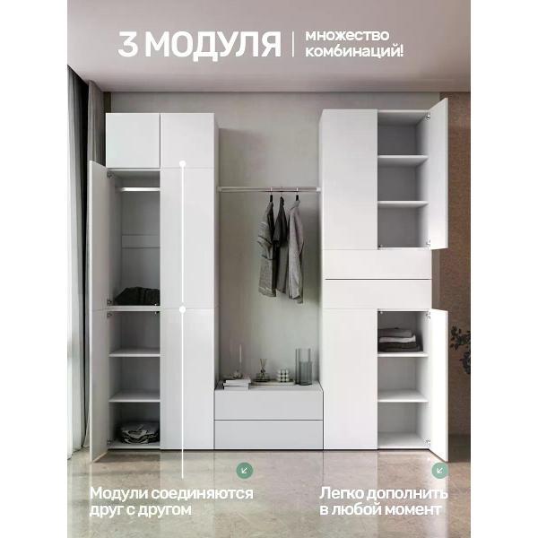 Шкаф АА-МЕБЕЛЬ.РФ Шкаф для одежды распашной, Сигма, белый