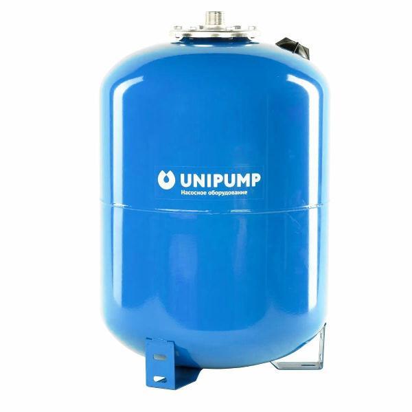 Гидроаккумулятор Unipump Гидроаккумулятор вертикальный ГВ 50НВ с нерж. фланцем (верхнее подключение)