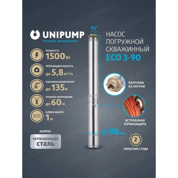 Насос погружной Unipump 4"ECO_ 3_105 фото