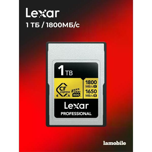Карта памяти Lexar CFexpress 4.0 Type A Professional 1TB GOLD Series