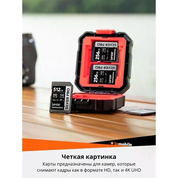 Карта памяти Lexar SILVER PLUS SDXC 128GB