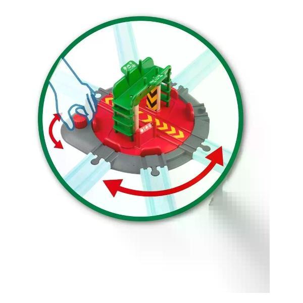 Железная дорога и поезд Brio Переключаемый перекресток с 7 направлениями с фигуркой