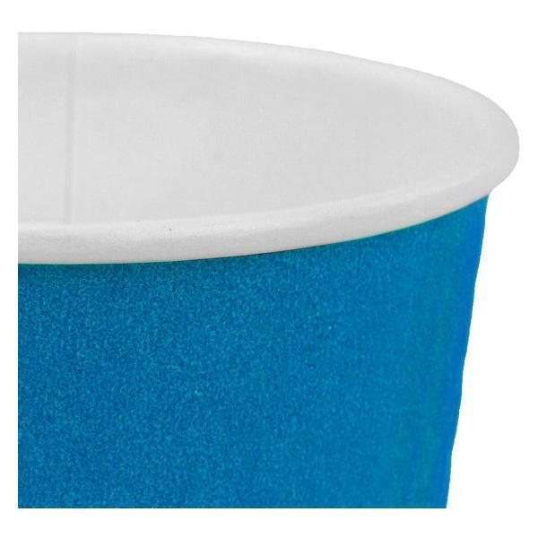 Набор одноразовой посуды Welday Стаканы одноразовые 250мл 50шт WELDAY Соты синие