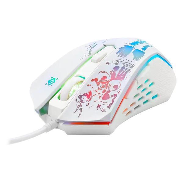 Игровая мышь Defender SinSister GM-933 (СинСистер) белый,800-7200dpi,1.5м,+ковер