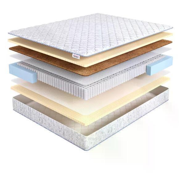 Матрас DreamExpert 105x230 Natural Mix Soft PS1000 (высота 22 см, кокосовая койра/латекс/спанбонд, )