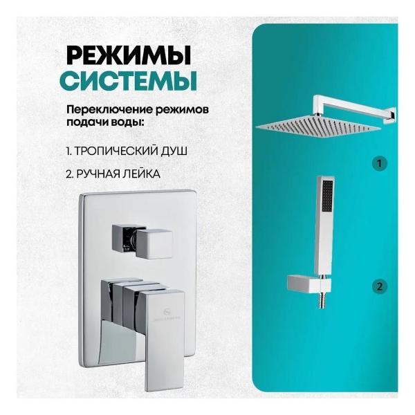 Душевая система Grocenberg GB5089CR-3