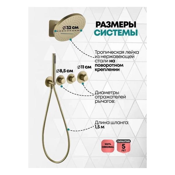 Душевая система Grocenberg GB5020MG