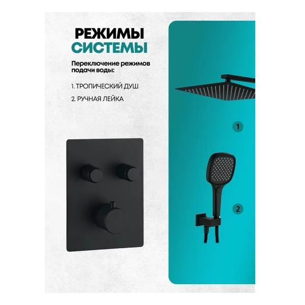 Душевая система Grocenberg GB5040BL