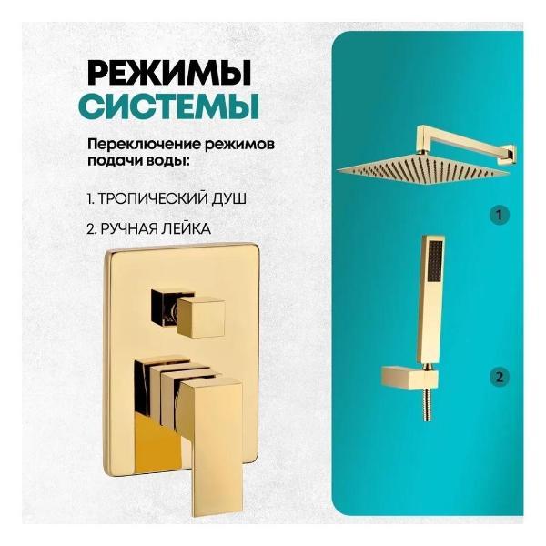 Душевая система Grocenberg GB5089GO-3