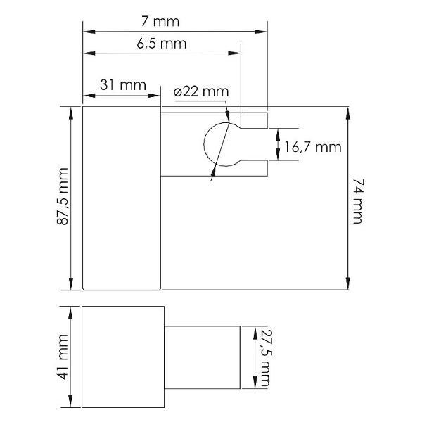 Держатель аксессуаров для ванной комнаты Wasserkraft A224