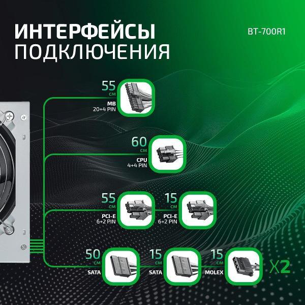 Блок питания BaseTech BT-700R1