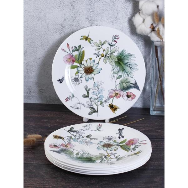 Тарелка Olaff набор столовых тарелок 25 см 6 шт 197-21025-6