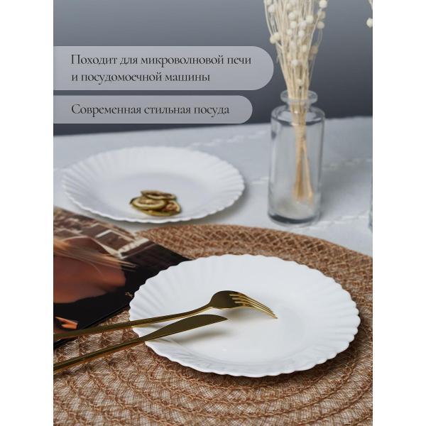 Тарелка Olaff набор десертных тарелок 19 см 6 шт 232-62001-6