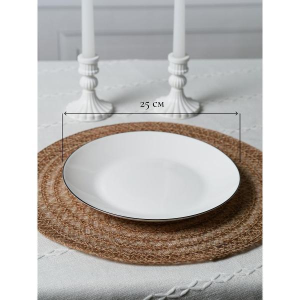Тарелка Olaff набор столовых тарелок 25 см 6 шт 239-62001-6