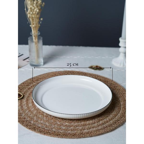 Тарелка Olaff набор столовых тарелок 25 см 6 шт 247-62004-6