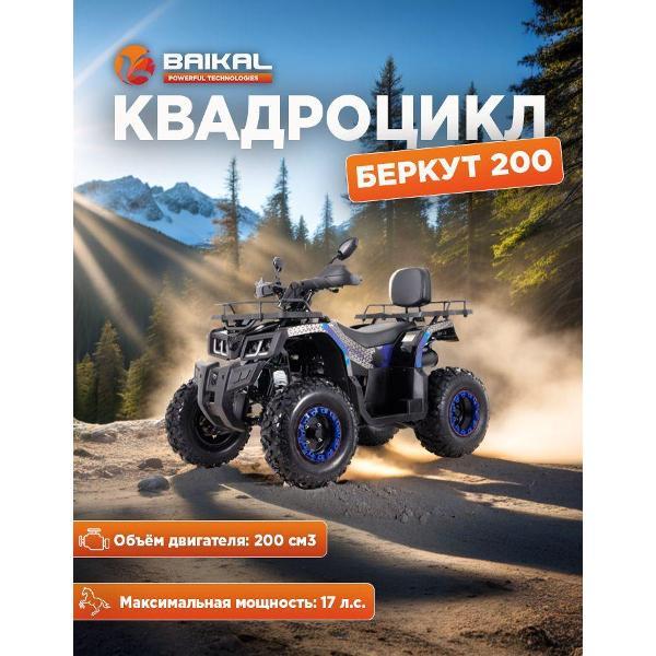 Квадроцикл Baikal-PT Квадроцикл БЕРКУТ 200 (В сборе)