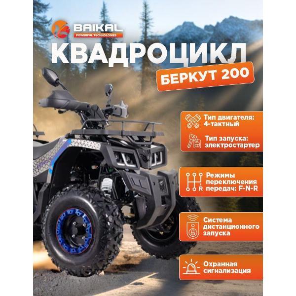 Квадроцикл Baikal-PT Квадроцикл БЕРКУТ 200 (В сборе)