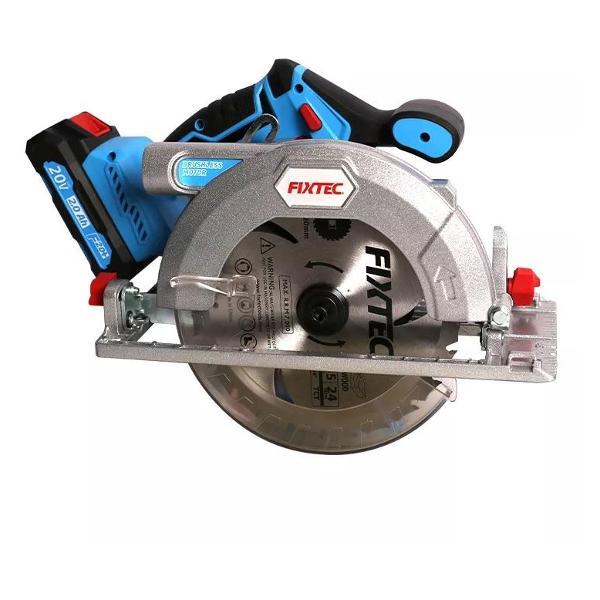 Пила циркулярная FIXTEC Дисковая циркулярная пила аккумуляторная бесщеточная 185 мм АКБ и ЗУ в комплекте FIXTEC