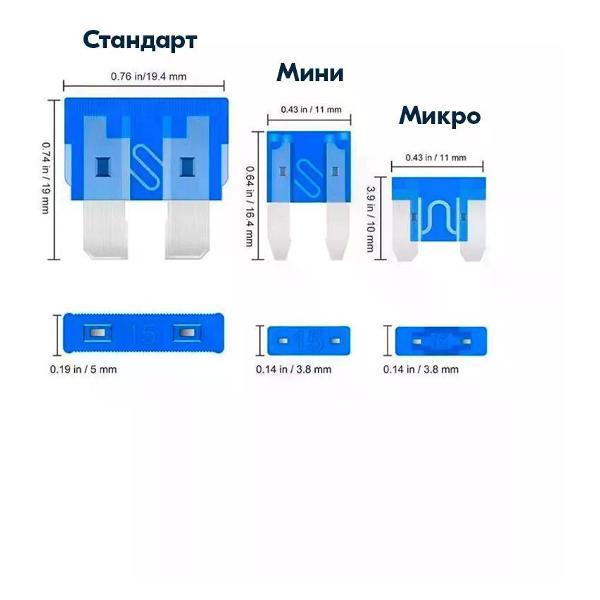 Предохранитель автомобильный нет Предохранители в кейсе