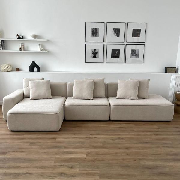 Диван mebelroom Mebelroom.shop угловой диван Норд, модульный, 370х100х74 см