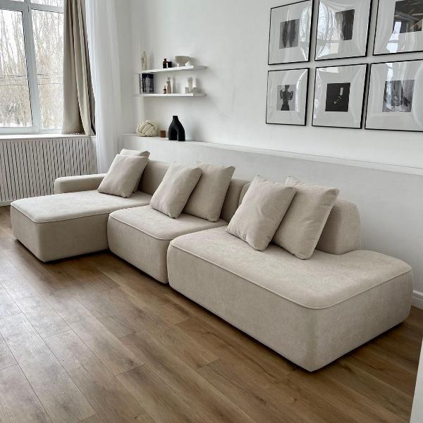 Диван mebelroom Mebelroom.shop угловой диван Норд, модульный, 370х100х74 см