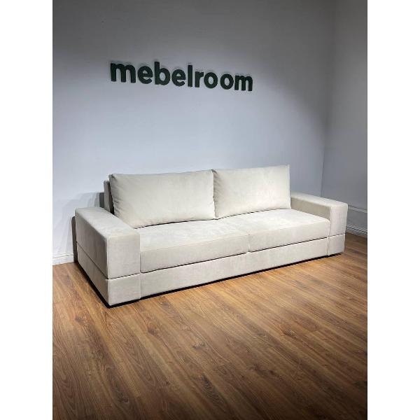 Диван mebelroom Диван прямой раскладной с подлокотниками, механизм еврокнижка, независимые пружины, трансформер 2 в 1, 250х100х80 см