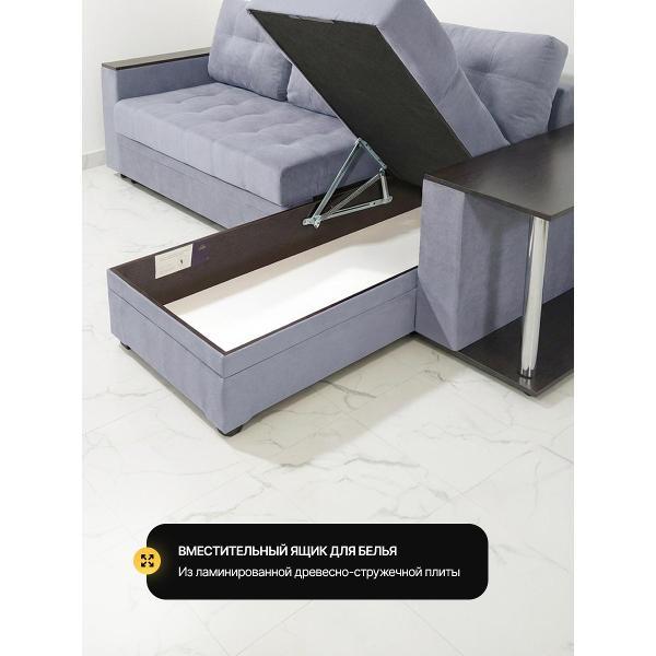 Диван "Кромма" фабрика надежной мебели угловой раскладной двухспальный со столом