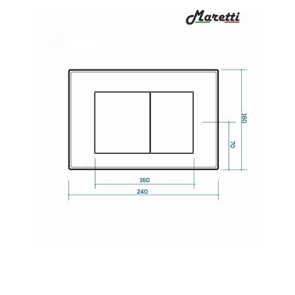 Система инсталляций и смыва Maretti AC12SF-560