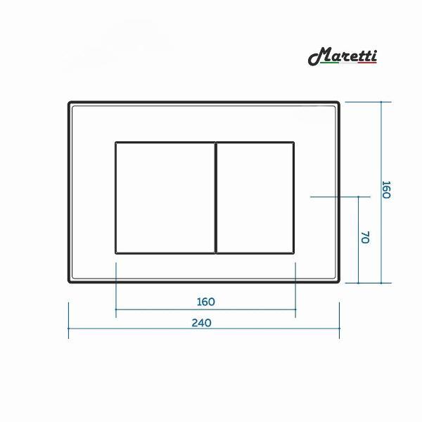 Система инсталляций и смыва Maretti AC12SF-740