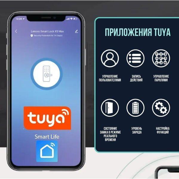 Замок электронный Lenovo X5S GRAY RU