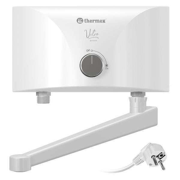 Водонагреватель проточный Thermex Vetro 3500 tap