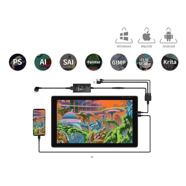 Планшет графический Huion kamvas22