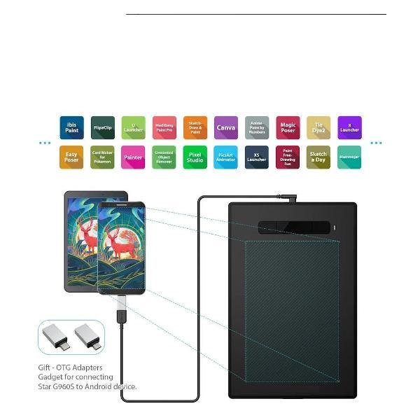 Планшет графический XP-Pen G960S-Plus