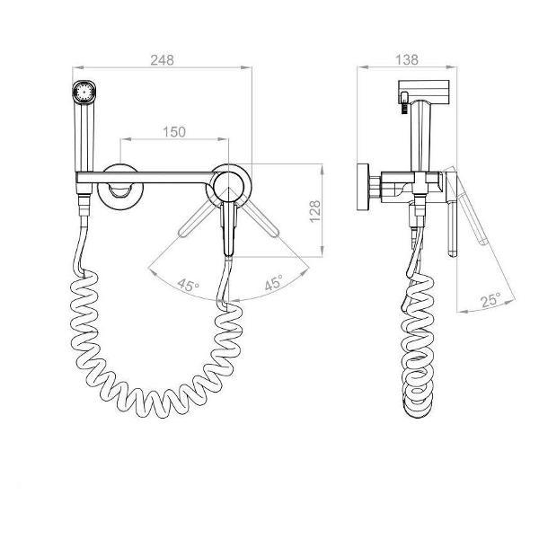 Гигиенический душ D&K DA1504541