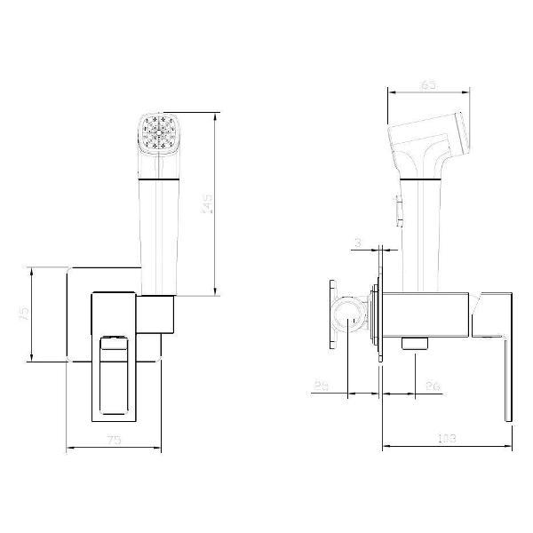 Гигиенический душ DQ Гигиенический душ DA1714505