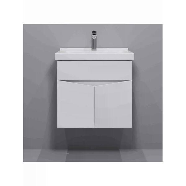 Тумба для ванной EvaGold Тумба подвесная 60 с раковиной