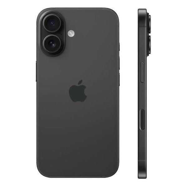 Смартфон Apple iPhone 16 128GB черный nanoSim/eSim (без RuStore)