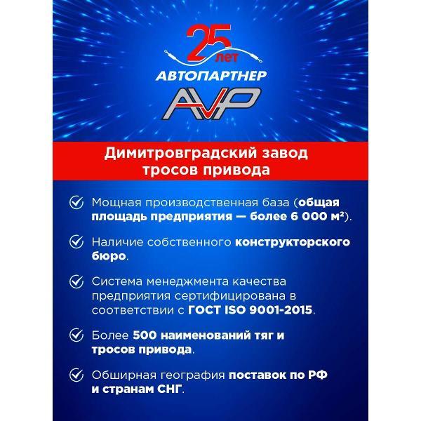 Решетка радиатора AVP Автопартнер AVP UJ3102