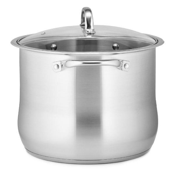 Кастрюля Lara LR02-42 Кастрюля LARA (нерж) 26x19см, 9,6л, капсулир индукц дно, стекл крышка