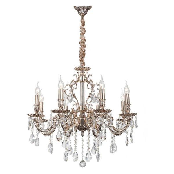 Люстра Lucia Tucci BARLETTA 1730.8 coffe gold фото