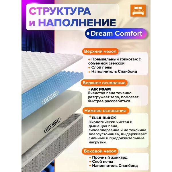 Матрас VEGARUS Dream Comfort 90x200