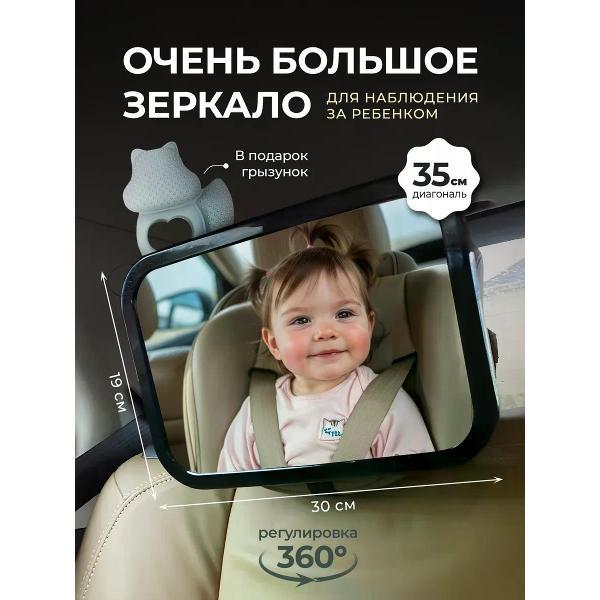 Зеркало наблюдения за ребенком Хевель Зеркало в машину