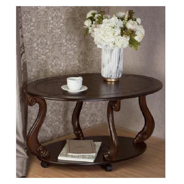 Стол журнальный Мебелик Овация (М) на колесах