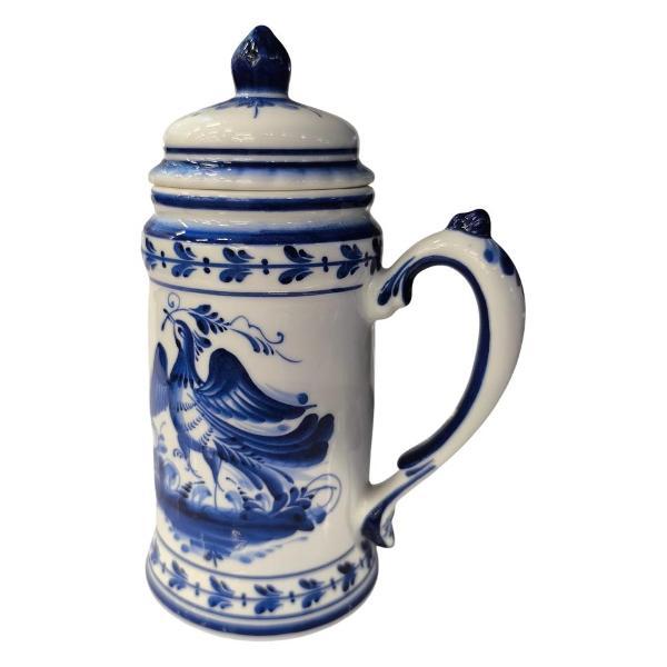 Бокал Гжель Бокал д/пива авт.Хазов фото