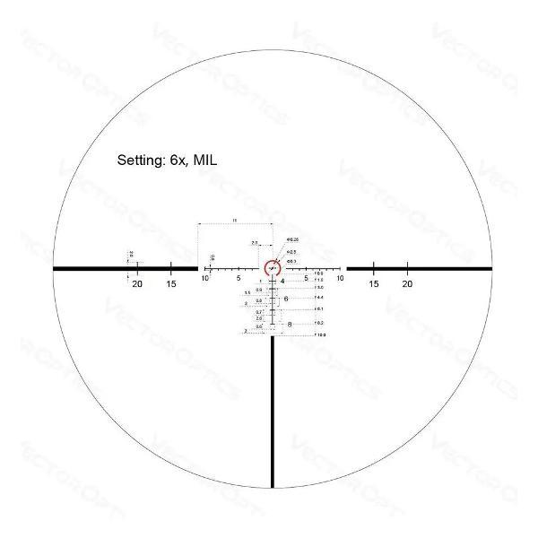 Тепловизионный прицел Vector Optics 30мм SFP Continental x6 1-6x24 Coyote