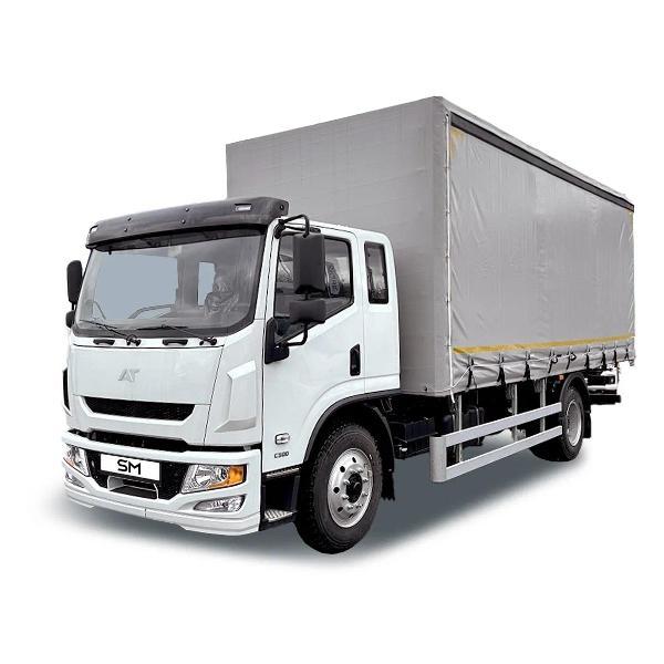 Автомобиль дизельный AMBERTRUCK Эс Эм/SM Бортовая платформа тентованная шторная 3.8T 6МТ (Белый)