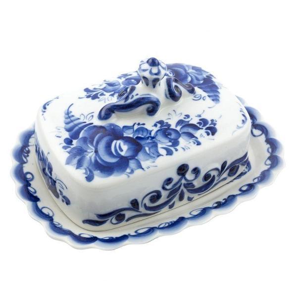 Масленка Гжель Масленка "Весенняя"