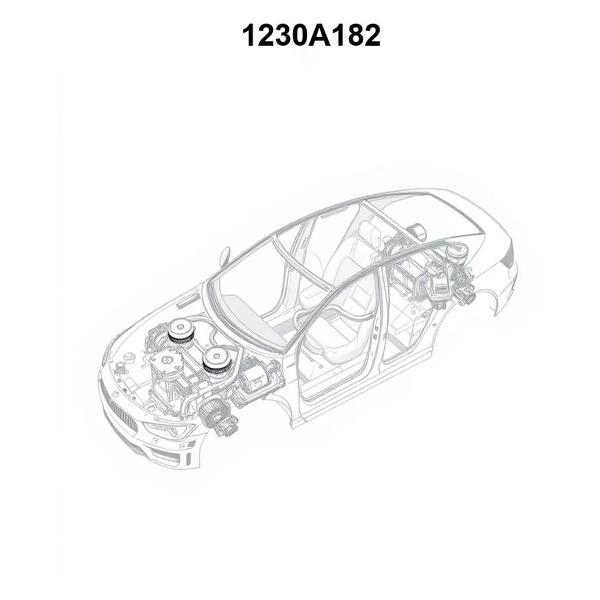 Фильтр масляный Mitsubishi 1230A182 фото
