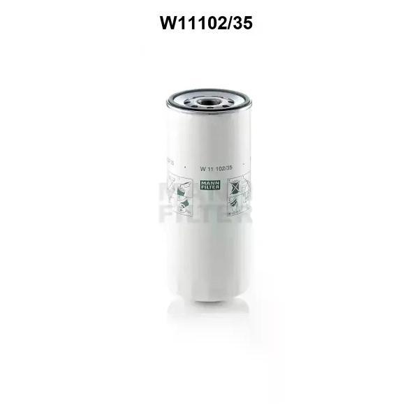 Фильтр масляный Mann W11102/35 фото